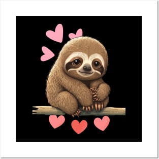 sloth loving flash Posters and Art